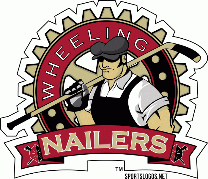 wheeling nailers 2003-2011 alternate logo iron on transfers for T-shirts